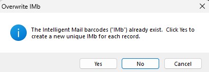 Option to create new IMb for each record